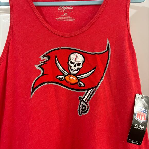 Tampa Bay Buccaneers Banded Tunic Tank NWT Size 2XL - Picture 3 of 4